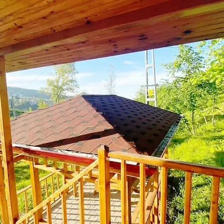 Bahcede Ahsap Bag Evi Ve Cardak *